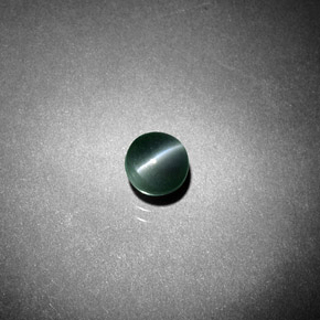 Chrysoberyl Cat's Eye Gemstone in 4.5 mm Size for Sale, Chrysoberyl Cat's Eye Stone in Green Color
