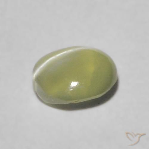 0,62 ct runder Chrysoberyll-Katzenauge-Edelstein, 5,1 mm