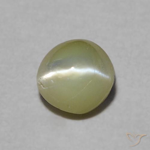 0.37 ct Round Chrysoberyl Cat's Eye, 3.7 mm From Sri Lanka, Photo A