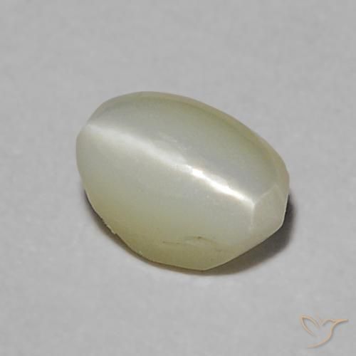 0.36 ct Brown Chrysoberyl Cat's Eye Stone, Natural Chrysoberyl Cat's Eye in Oval Cabochon Shape for Sale