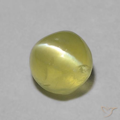 0.39 ct Round Chrysoberyl Cat's Eye, 3.8 mm From Sri Lanka, Photo A
