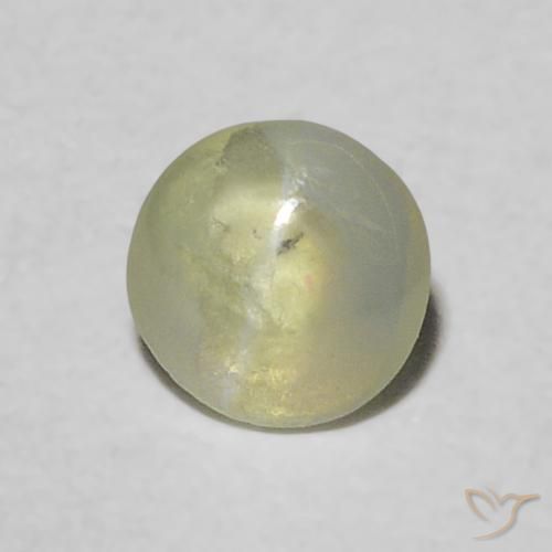 0,62 ct runder Chrysoberyll-Katzenauge-Edelstein, 5,1 mm