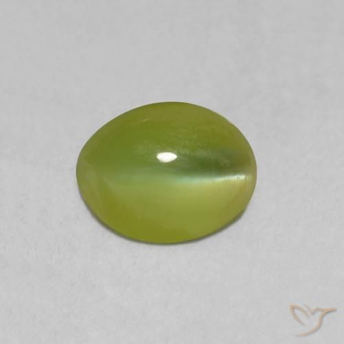 0.43 ct Oval Chrysoberyl Cat's Eye, 4.3 x 4.2 mm From Sri Lanka, Photo A