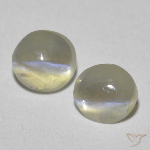 1.09 ct Oval Chrysoberyl Cat's Eye, 4.5 x 4.3 mm From Sri Lanka, Photo A