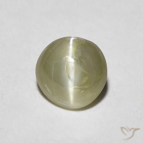 0.62 ct Round Chrysoberyl Cat's Eye, 5.1 mm From Sri Lanka, Photo A