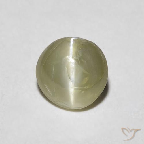 0,62 ct runder Chrysoberyll-Katzenauge-Edelstein, 5,1 mm