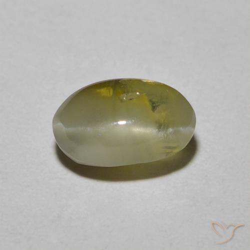 1.72 ct Oval Chrysoberyl Cat's Eye, 7.5 x 5 mm From Sri Lanka, Photo A