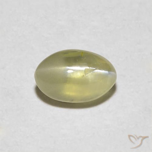 0.48 ct Oval Chrysoberyl Cat's Eye, 5.5 x 3.5 mm From Sri Lanka, Photo A