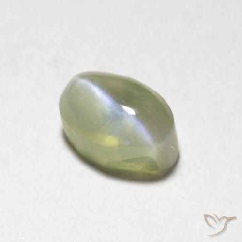 0.87 ct Oval Chrysoberyl Cat's Eye, 5.9 x 4.1 mm From Sri Lanka, Photo A