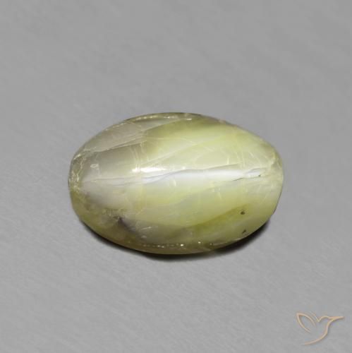2.67 ct Oval Chrysoberyl Cat's Eye, 9.4 x 6.1 mm From Sri Lanka, Photo A