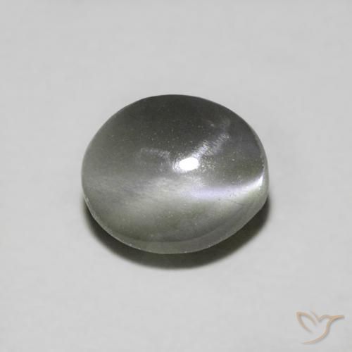0.94 ct Oval Chrysoberyl Cat's Eye, 5.5 x 4.7 mm From Sri Lanka, Photo A