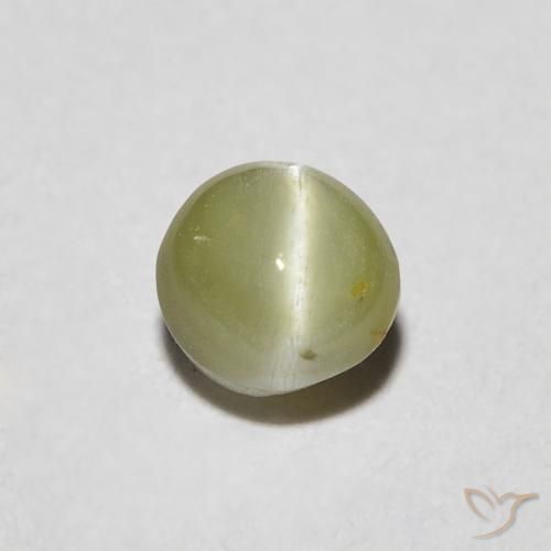 0.48 ct Oval Chrysoberyl Cat's Eye, 4.3 x 4.1 mm From Sri Lanka, Photo A