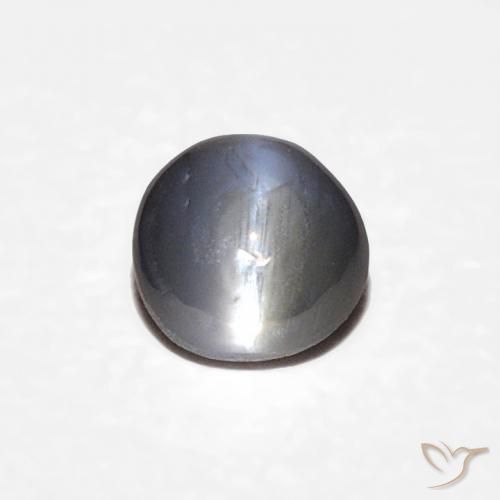 0.30 ct Gray Chrysoberyl Cat's Eye Stone, Natural Chrysoberyl Cat's Eye in Oval Cabochon Shape for Sale