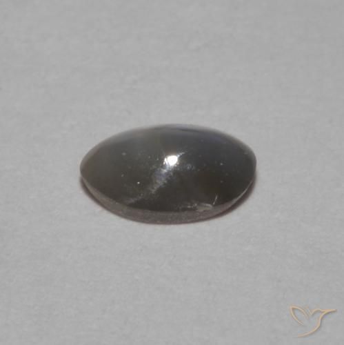 Chrysoberyl Cat's Eye Gemstone in 4.7 x 2.9 mm Size for Sale, Chrysoberyl Cat's Eye Stone in Silver Gray Color
