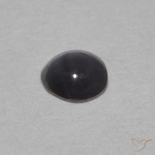 Chrysoberyl Cat's Eye Gemstone in 3 x 3 mm (calibrated) Size for Sale, Chrysoberyl Cat's Eye Stone in Black Color