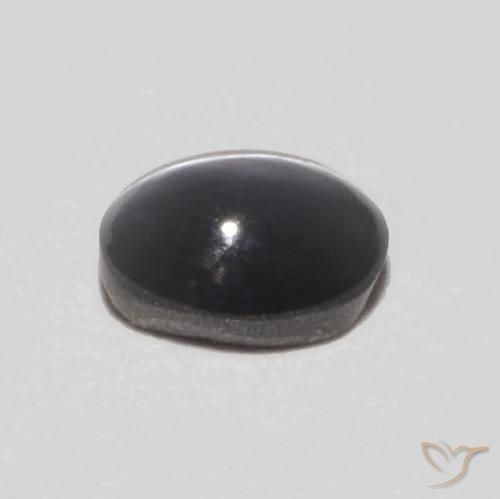 Chrysoberyl Cat's Eye Gemstone in 4.1 x 3.1 mm Size for Sale, Chrysoberyl Cat's Eye Stone in Medium Gray Color