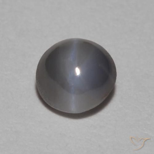 0,27 ct ovaler grauer Chrysoberyll-Katzenauge aus Sri Lanka, Größe 3,7 x 3,6mm, natürlicher Edelstein, Opaque Reinheit, 1 Stück ovaler Chrysoberyll-Katzenauge, Mohs-Härte von 8,5 Geeignet für den täglichen Gebrauch im Schmuck , Photo A