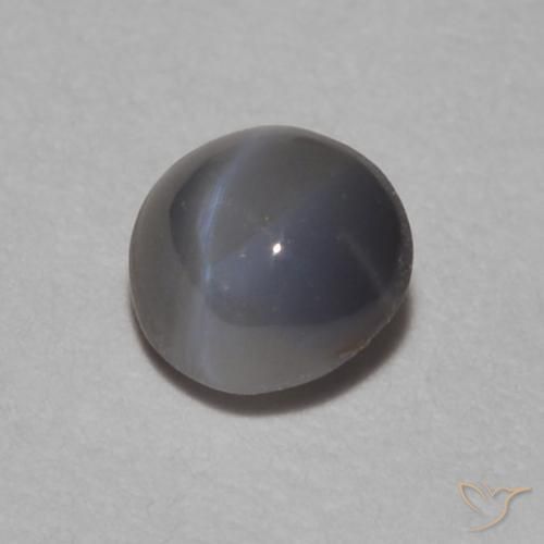 0.27 ct Gray Chrysoberyl Cat's Eye Stone, Natural Chrysoberyl Cat's Eye in Oval Cabochon Shape for Sale