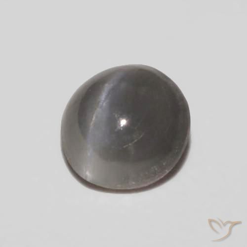 0.29 ct Gray Chrysoberyl Cat's Eye Stone, Natural Chrysoberyl Cat's Eye in Oval Cabochon Shape for Sale