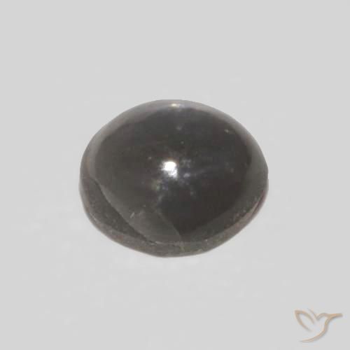 Chrysoberyl Cat's Eye Gemstone in 3.8 x 3.7 mm Size for Sale, Chrysoberyl Cat's Eye Stone in Silver Gray Color