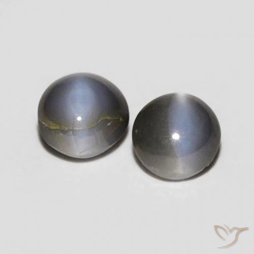 0.34 ct Oval Chrysoberyl Cat's Eye, 3.2 x 3.1 mm From Sri Lanka, Photo A