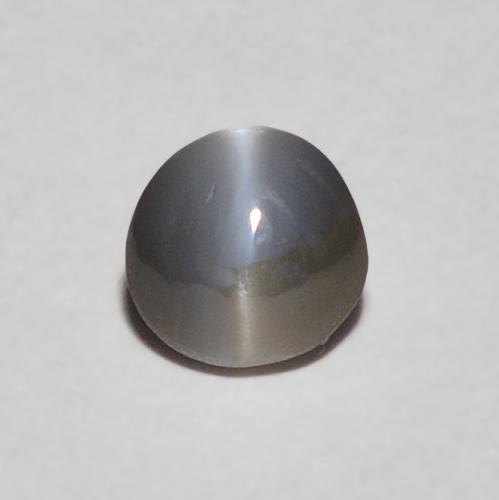 Oeil de Chat Chrysobéryl Brun Ovale 3,6 x 3,5mm du Sri Lanka, poids de 0,21 ct, pierre gemme naturelle Non traité de pureté Opaque , 1 pièce Oeil de Chat Chrysobéryl oval cabochon, couleur : Brun arachide, dureté de Mohs de 8.5 convient aux bijoux de tous les jours, pierre de sagesse, Photo A
