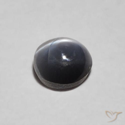 Chrysoberyl Cat's Eye Gemstone in 3.9 x 3.8 mm Size for Sale, Chrysoberyl Cat's Eye Stone in Grey Color