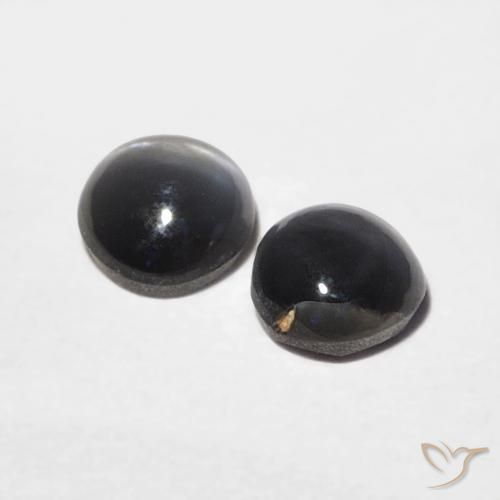 Chrysoberyl Cat's Eye Gemstones in 4 x 3.8 mm Size for Sale, Chrysoberyl Cat's Eye Stones in Silver Gray Color