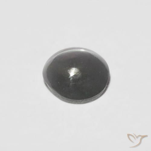 Chrysoberyl Cat's Eye Gemstone in 3.6 x 3.4 mm Size for Sale, Chrysoberyl Cat's Eye Stone in Silver Color
