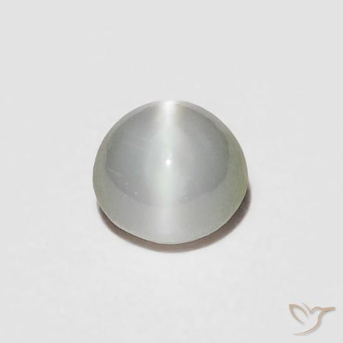 0.23ct Natural Grayish Green Chrysoberyl Cat's Eye, Oval, Opaque