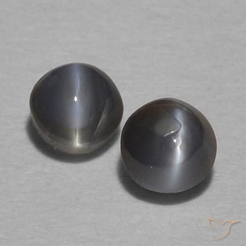 0.4 ct Round Chrysoberyl Cat's Eye, 3.3 x 3.1 mm From Sri Lanka, Photo A