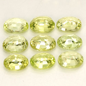 Chrysoberyl Gemstone in 6.1 x 5 mm Size for Sale, Chrysoberyl Stone in Golden Yellow Color