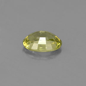 Chrysoberyl Gemstone in 6.1 x 4.2 mm Size for Sale, Chrysoberyl Stone in Yellow Green Color