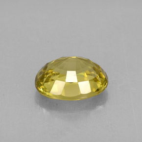 Chrysoberyl Gemstone in 8 x 6 mm (calibrated) Size for Sale, Chrysoberyl Stone in Greenish Golden Color