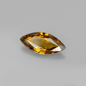 1.14 ct Yellow Chrysoberyl Stone, Natural Chrysoberyl in Marquise Facet Shape for Sale