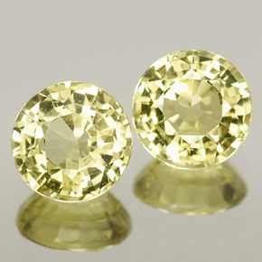 1.11 ct Green Chrysoberyl Gemstone, Chrysoberyl Gem in Round Facet Shape for Sale.