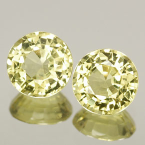 1.11 ct Green Chrysoberyl Stone, Natural Chrysoberyl in Round Facet Shape for Sale
