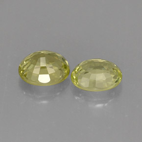 Chrysoberyl Gemstone in 5.3 x 4.5 mm Size for Sale, Chrysoberyl Stone in Yellow Green Color