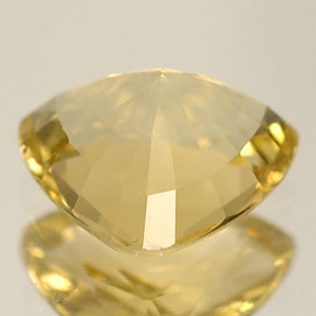 Chrysoberyl Gemstone in 6.8 x 5.8 mm Size for Sale, Chrysoberyl Stone in Yellow Color