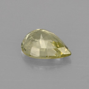 Chrysoberyl Gemstone in 8 x 6 mm (calibrated) Size for Sale, Chrysoberyl Stone in Golden Green Color