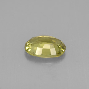 Chrysoberyl Gemstone in 7 x 5 mm (calibrated) Size for Sale, Chrysoberyl Stone in Yellow Green Color