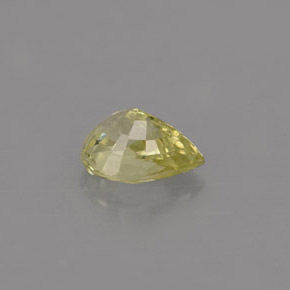 Chrysoberyl Gemstone in 6.1 x 4.7 mm Size for Sale, Chrysoberyl Stone in Golden Green Color