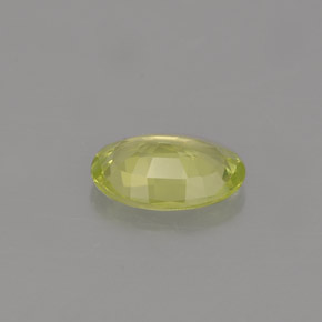 Chrysoberyl Gemstone in 7 x 5 mm (calibrated) Size for Sale, Chrysoberyl Stone in Golden Green Color