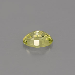 Chrysoberyl Gemstone in 6 x 4 mm (calibrated) Size for Sale, Chrysoberyl Stone in Yellow Green Color