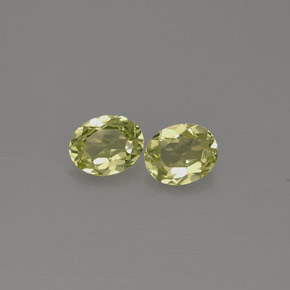 0.73 ct Green Chrysoberyl Gemstone, Chrysoberyl Gem in Oval Facet Shape for Sale.