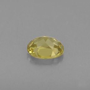 Chrysoberyl Gemstone in 5.1 x 4.2 mm Size for Sale, Chrysoberyl Stone in Greenish Golden Color