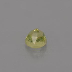 Chrysoberyl Gemstone in 4.3 mm Size for Sale, Chrysoberyl Stone in Golden Green Color