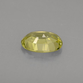 Chrysoberyl Gemstone in 6 x 4 mm (calibrated) Size for Sale, Chrysoberyl Stone in Golden Green Color