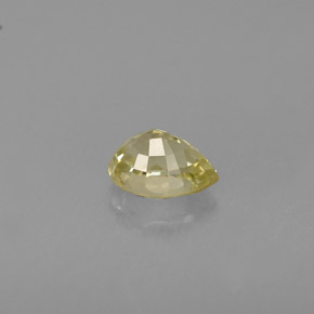 Chrysoberyl Gemstone in 5.5 x 4.2 mm Size for Sale, Chrysoberyl Stone in Greenish Golden Color