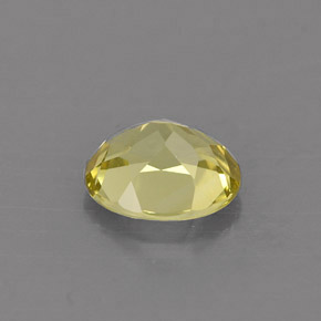 Chrysoberyl Gemstone in 6 x 5 mm Size for Sale, Chrysoberyl Stone in Greenish Golden Color